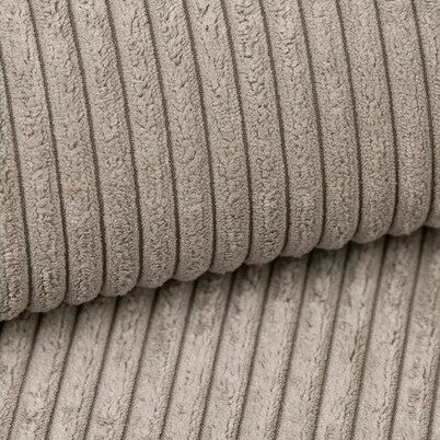Footstool: Lux Cord - Image 4